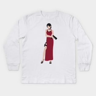 Ada Wong Kids Long Sleeve T-Shirt